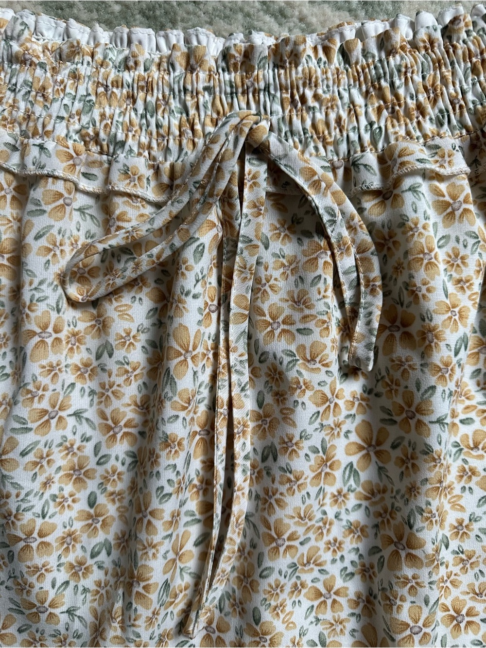 Cottagecore Floral Ruffle Skirt - Picture 3 of 7